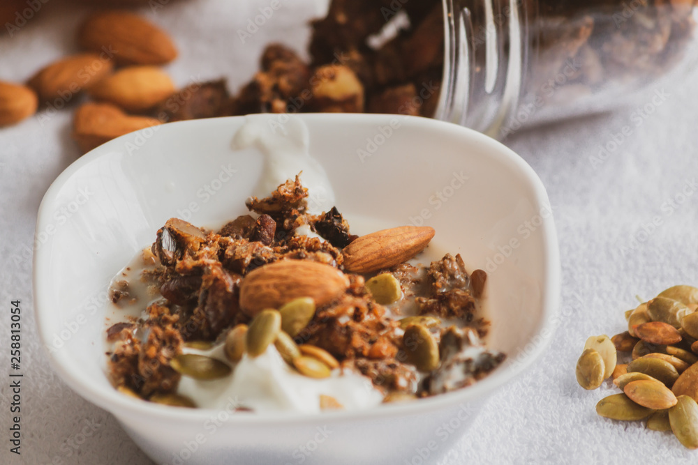 Fototapeta premium Orhanic Granola