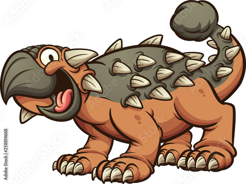 Dinozaur ankylozaura