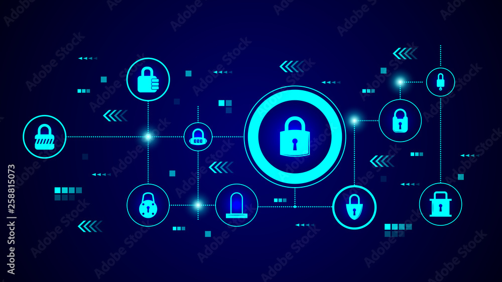 lock icon. From lock and keys set lock icon. From lock and keys set