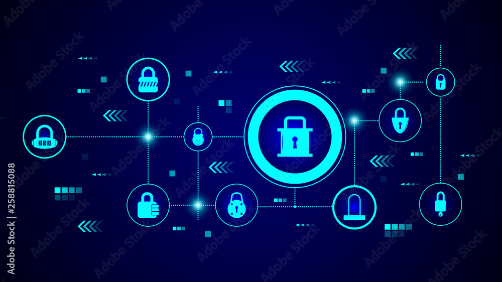 lock icon. From lock and keys set lock icon. From lock and keys set
