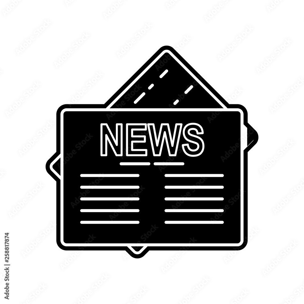 newspaper icon. Element of Media tool for mobile concept and web apps icon. Glyph, flat icon for website design and development, app development newspaper icon. Element of Media tool for mobile concept and web apps icon. Glyph, flat icon for website design and development, app development