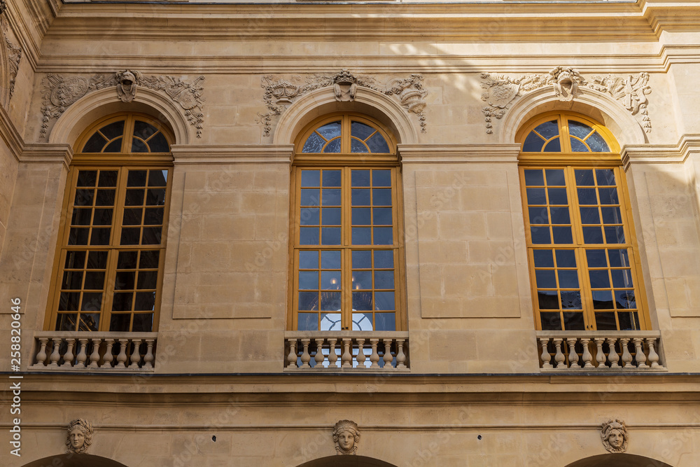 Windows at Palace of Versailles, France