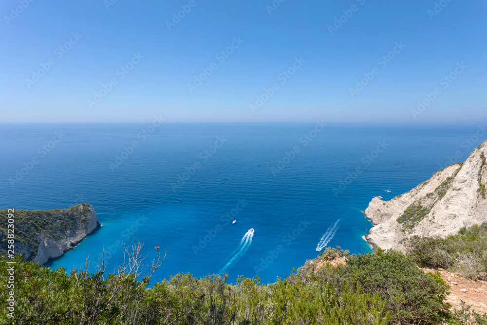 Beautiful sea scape in a sunny day Beautiful sea scape in a sunny day