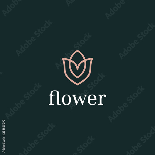 flower logo design