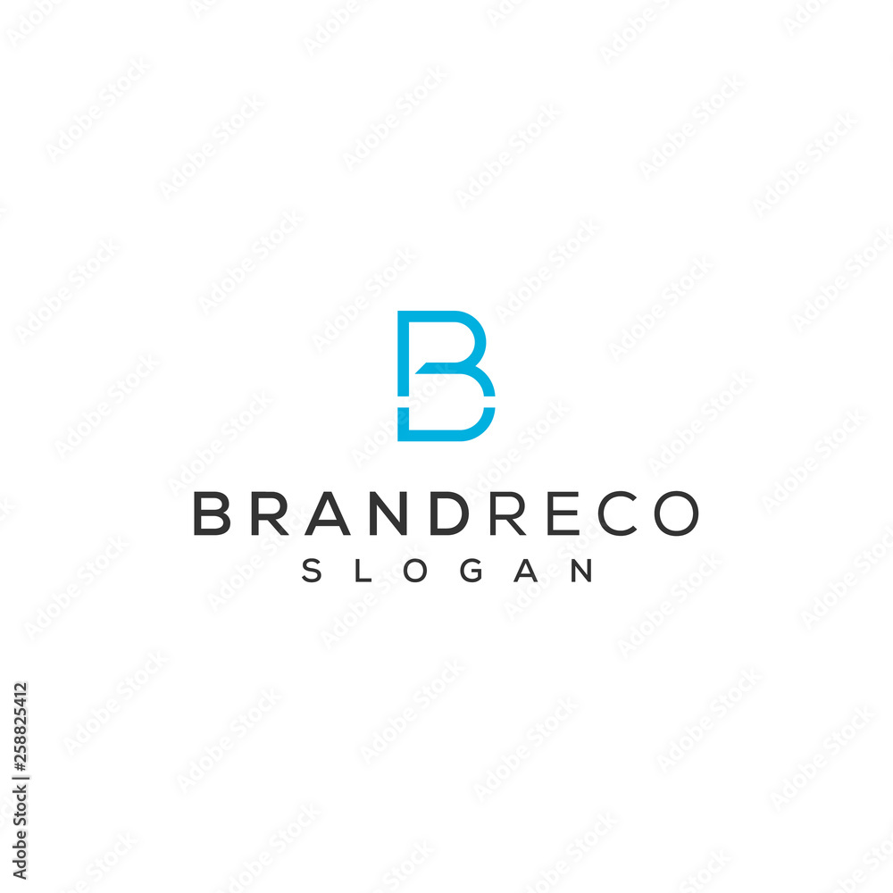 RB monogram logo design