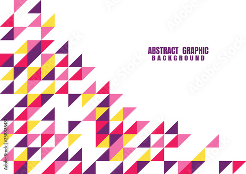 Abstract colorful geometric modern graphic template background for business, wallpaper, flyer, poster, book cover, backdrop, brochure, Vector illustration