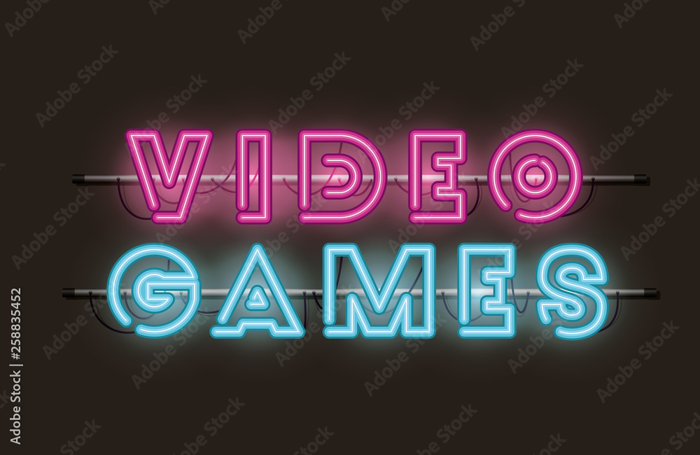 video game fonts neon lights video game fonts neon lights