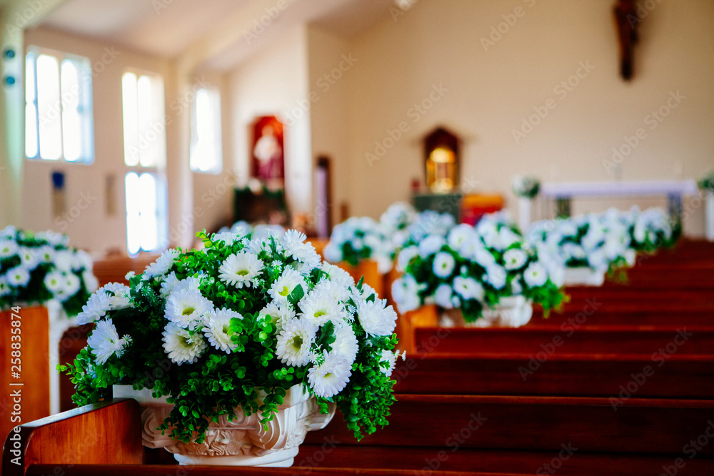 shot of beautiful wedding flower or bouquet 