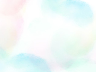 Soft sweet blurred pastel color background.Cute christmas pastel bright bokeh concept from a dream presentation for work or advertisement.Light natural ,Baby shower ,Valentine,cloud,Display background