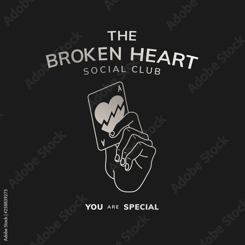 The broken heart club illustration