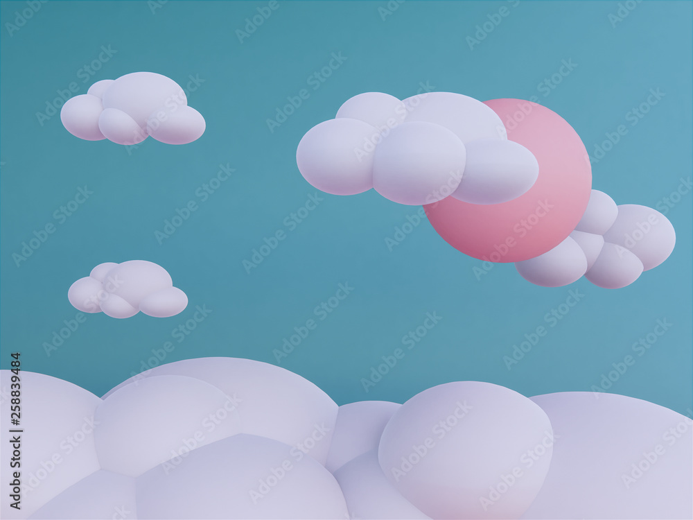 skyscape background , 3d render travel concept skyscape background , 3d render travel concept
