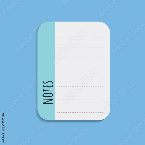 Colorful notepad