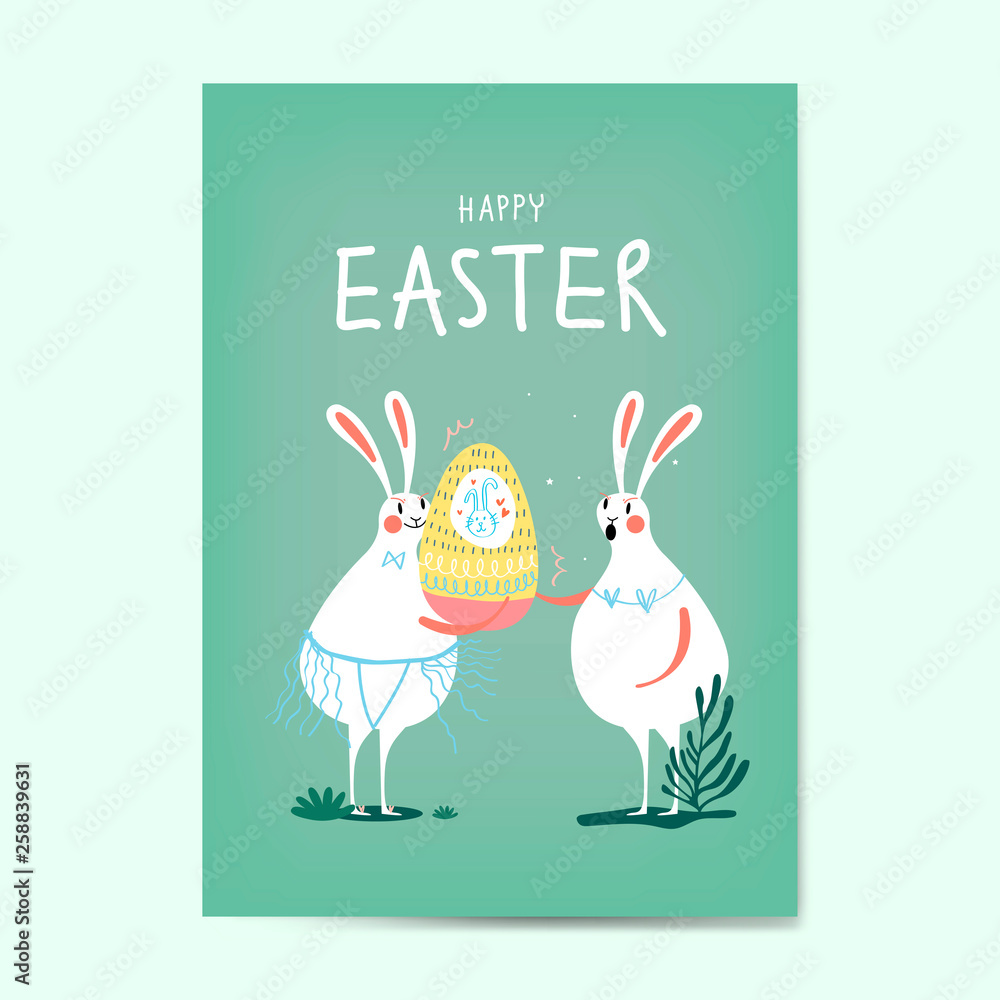Easter celebration illustration Easter celebration illustration