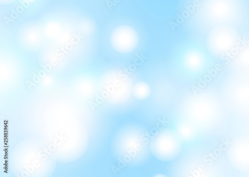 Blue bokeh background