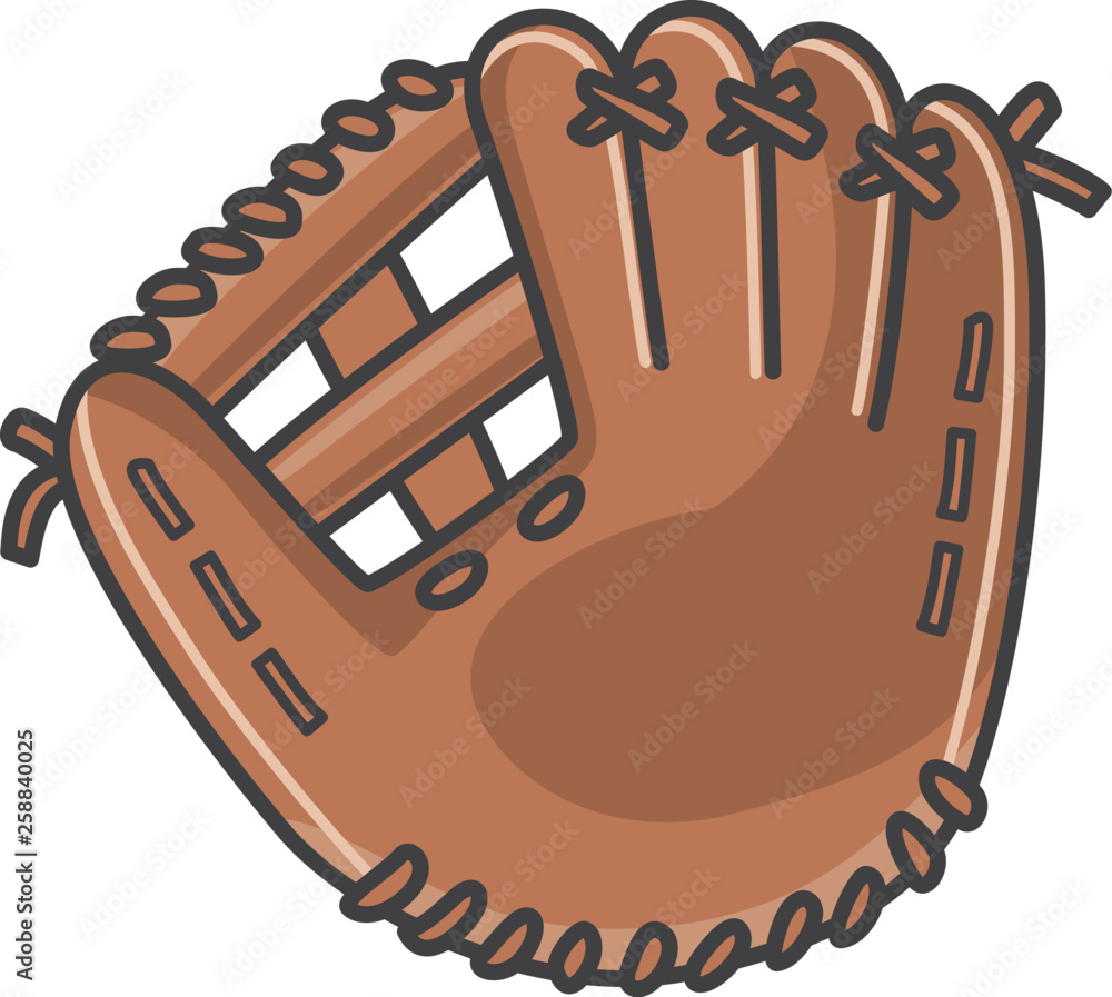 野球のグローブのイメージイラスト Stock ベクター Adobe Stock