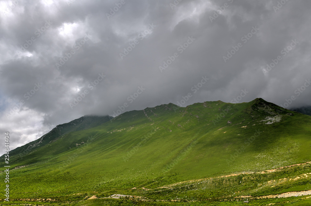 Mountain Panorama - Kazbegi, Georgia Mountain Panorama - Kazbegi, Georgia