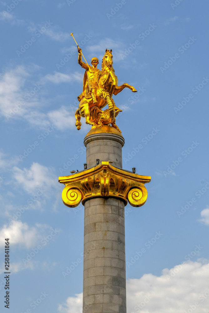 Fototapeta premium Liberty Square - Tbilisi, Georgia