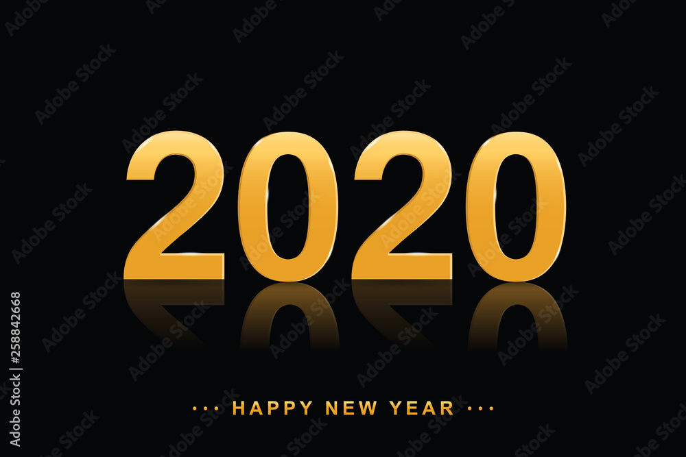 2020 Happy New Year or Christmas Background creative greeting card design illustrator Eps 10 2020 Happy New Year or Christmas Background creative greeting card design illustrator Eps 10