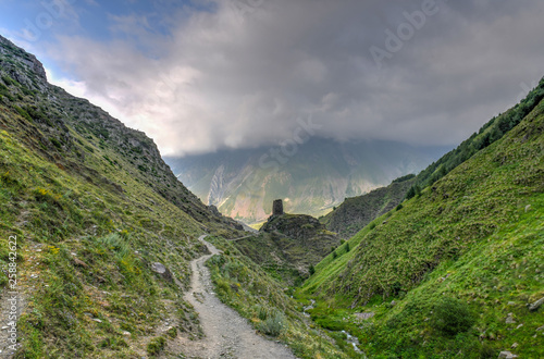 Panoramic Landscape - Kazbegi, Georgia