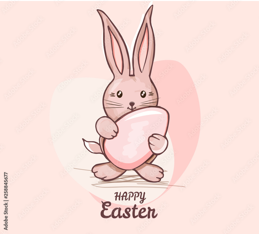 Easter bunny. Vector illustration. Eps Easter bunny. Vector illustration. Eps