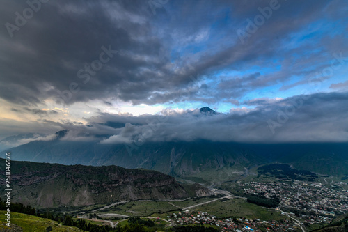 Panoramic Landscape - Kazbegi, Georgia © demerzel21