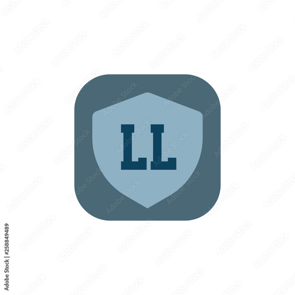 Obraz premium Initial Letter Logo LL Template Vector Design