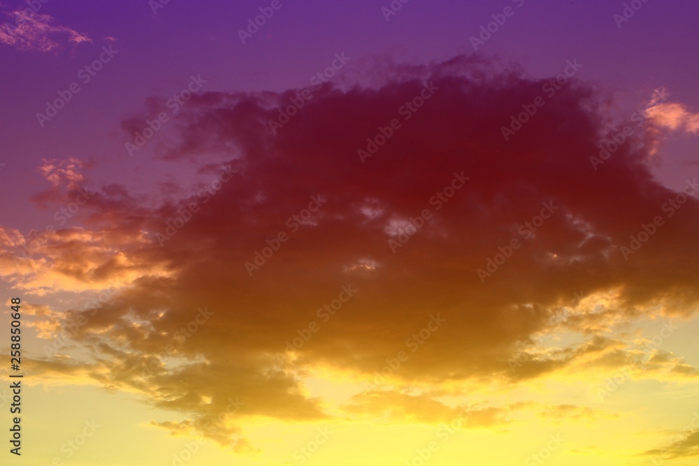 amazing toned sun colored clouds for using in design as background.