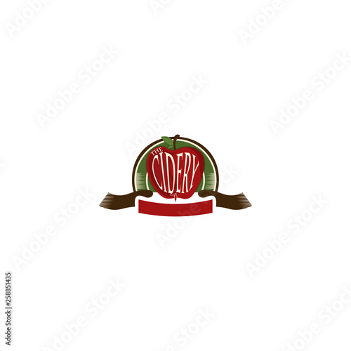 Apple Cider Label Creative Logo DesignApple Cider Drink Creative Logo Design, modern badge cider apple fest logo design vector template symbol, Apple Red Cider Logo Design Vector Image