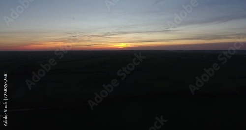 Wallpaper Mural Beautiful sunset drone Time laps Torontodigital.ca