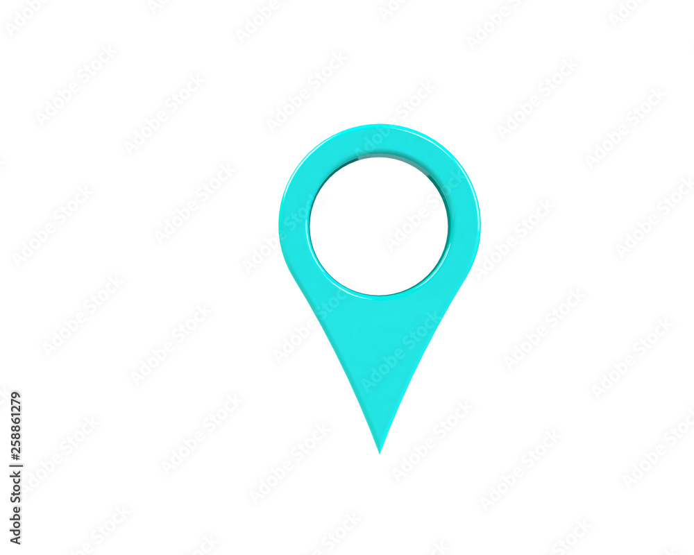 LOCATION pin glossy blue arrow. The concept of tagging a sign landmark needle tip to create a route search. Isolated on white background 3D rendering 3D. – Illustration LOCATION pin glossy blue arrow. The concept of tagging a sign landmark needle tip to create a route search. Isolated on white background 3D rendering 3D. – Illustration