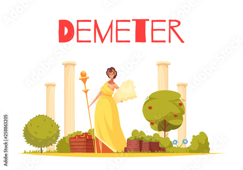 Demeter Cartoon Composition