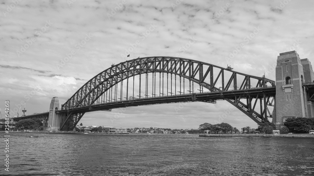 Sydney Harbor Bridge Black and White Sydney Harbor Bridge Black and White