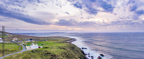 Aerial view of the Bloody Foreland, County Donegal, Ireland