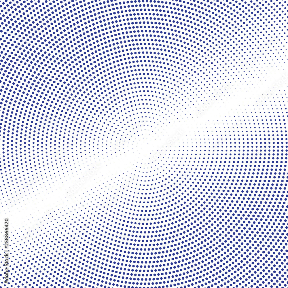 Background of blue dots on the white Background of blue dots on the white