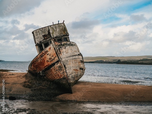 Abandoned Ship in Point Reyes near San Francisco