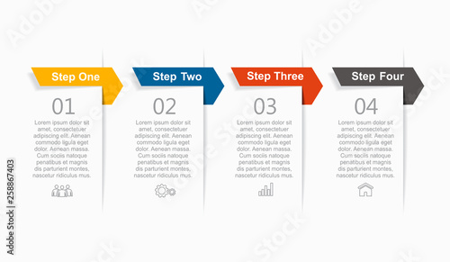 Infographic design template with place for your data. Vector illustration.