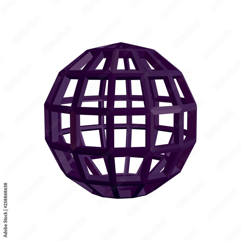 Abstract sphere wireframe. 3d Vector illustration. Abstract sphere wireframe. 3d Vector illustration.