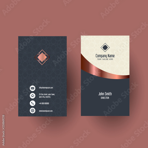 Modern business card design