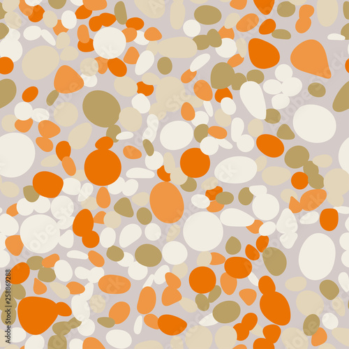 Terrazzo seamless pattern. Imitation of a Venetian stone floor