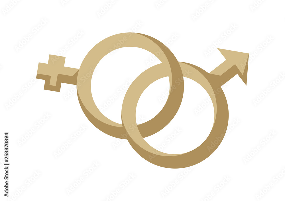 Gender male and female symbol.