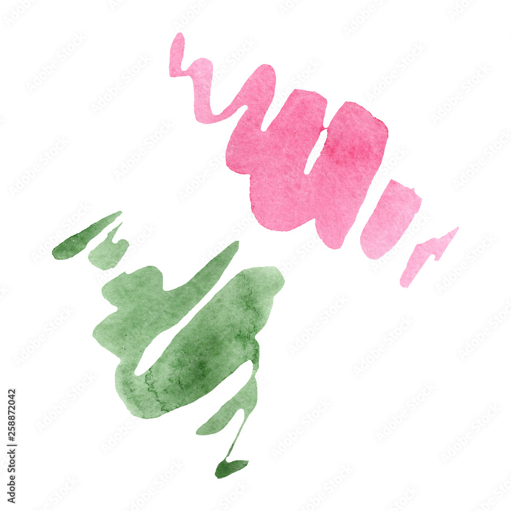 Abstract watercolor paper splash shapes isolated drawing. Illustration aquarelle for background. Abstract watercolor paper splash shapes isolated drawing. Illustration aquarelle for background.