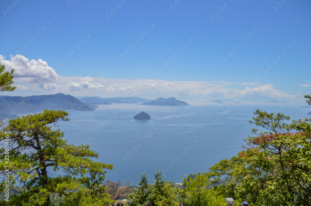 The Sea Around Miyajima Island Japan