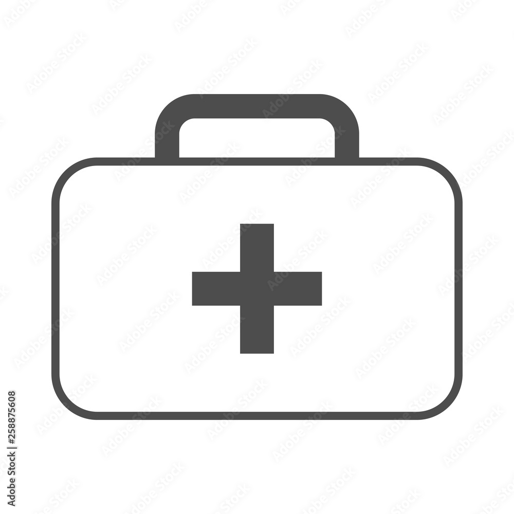 first aid kit isolated on white background first aid kit isolated on white background
