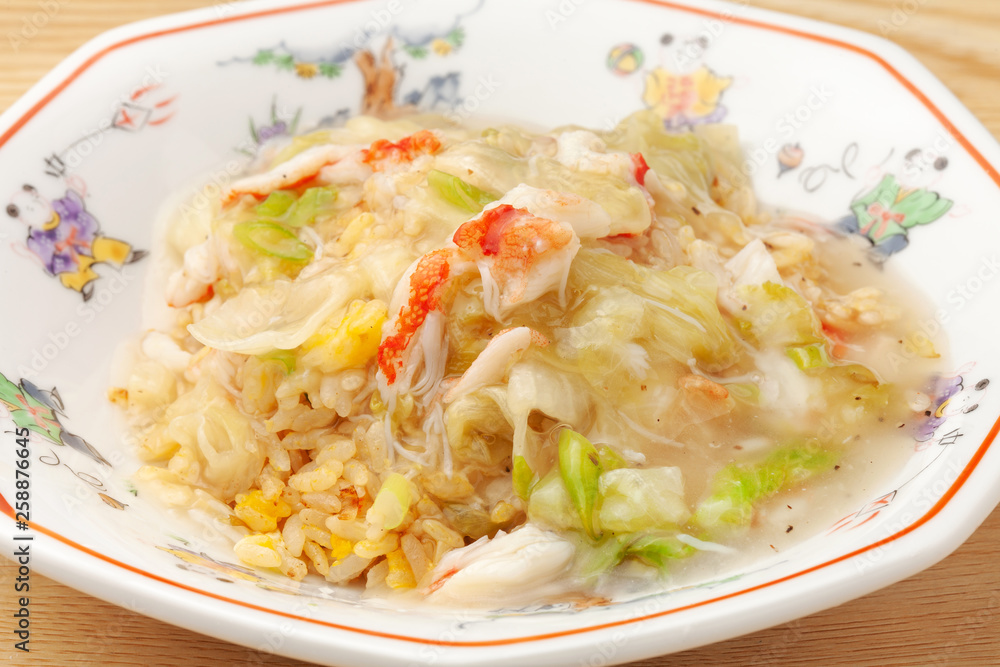 蟹あんかけチャーハン 蟹あんかけチャーハン