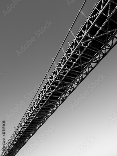 Brücke schwarz weiß Nahaufnahme Golden Gate