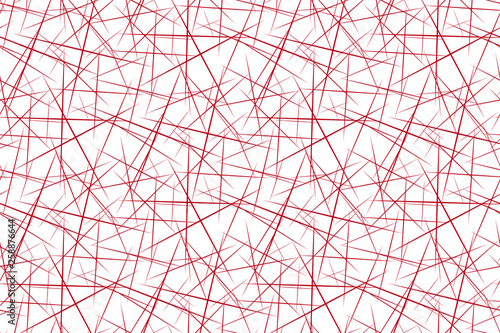 Abstract background of red geometric shapes white modern seamless pattern vector