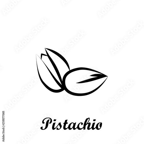 Crustaceans, fruit, pistachios icon. Element of Crustaceans icon. Hand drawn icon for website design and development, app development. Premium icon