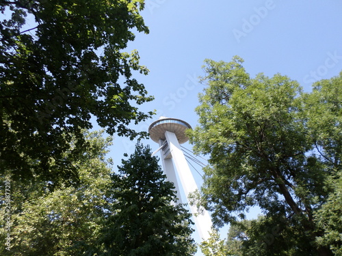 Canvas Print lookout tower Ufo Bratislava