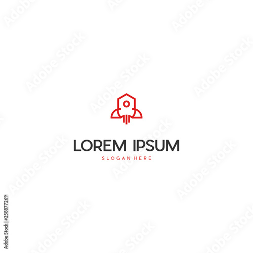 Rocket Logo. Simple Rocket Line Icon isolated, Flying Rocket Minimal Logo Design. Free Download Rocket Logo. Simple Rocket Line Icon isolated, Flying Rocket Minimal Logo Design. - GFXLoad