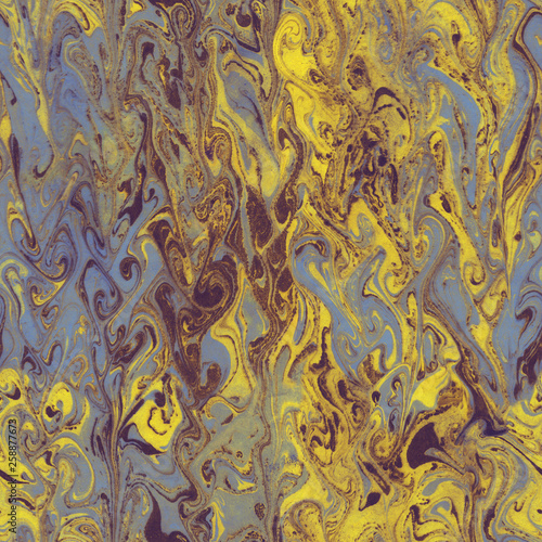 Yellow Seamless marble text...